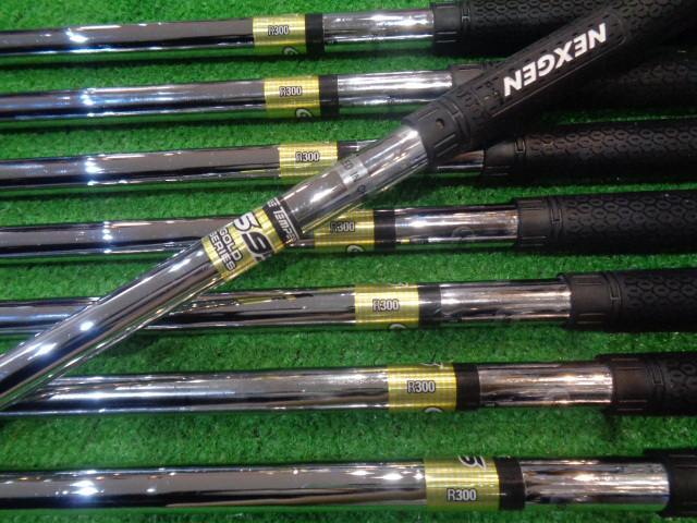 Callaway Razr XF Irons 5-9 (8pc) — Dynamic Gold R300 R — Japan Model, Used