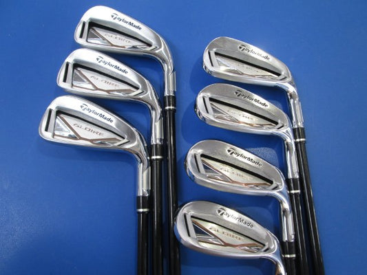 TaylorMade Gloire Irons 6-P (7pc) — Air Speeder TM R — Japan Model, Used