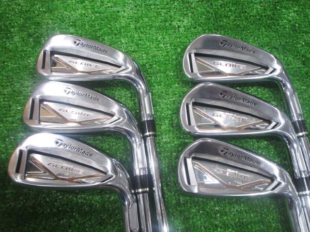 TaylorMade Gloire G Irons (6pc) — N.S.PRO Zelos 8 S — Japan Model, Used