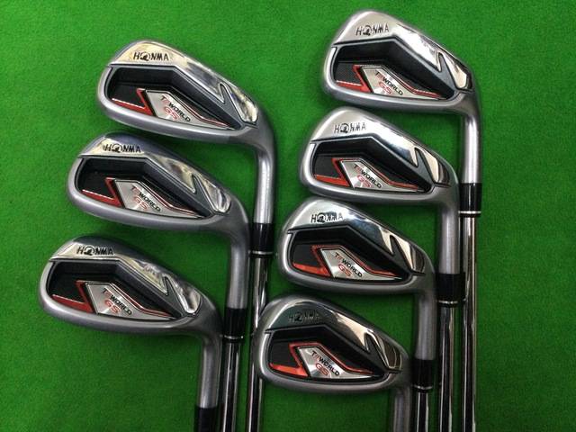HONMA Tour World GS Irons 6-11,SW (7pc) — NS PRO 950GH neo R — Japan Model, Used
