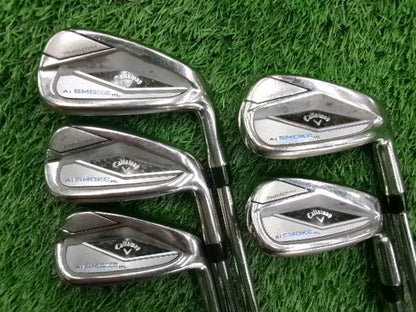 Callaway Paradym Ai Smoke HL Irons 6-PW (5pc) — NS PRO 950GH neo S — Japan Model, Used