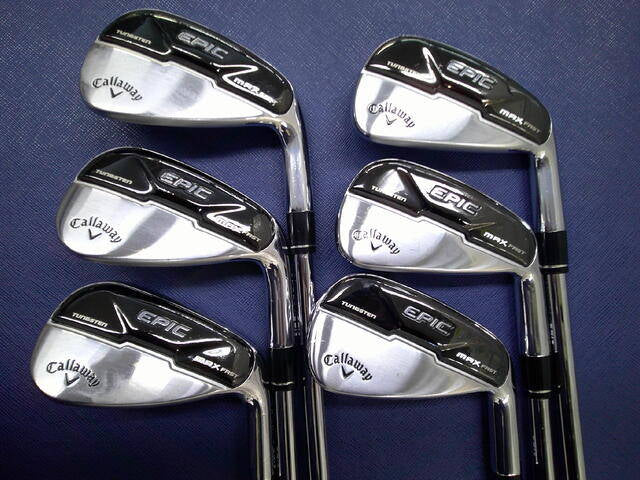 Callaway Epic Max Fast Irons (6pc) — NS PRO Zelos 7 S — Japan Model, Used