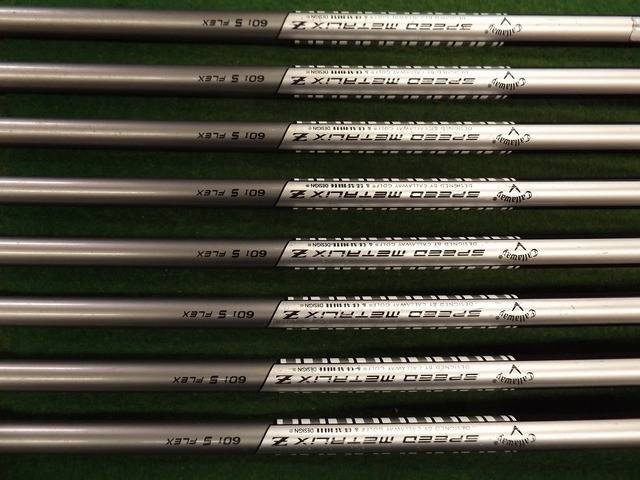 Callaway LEGACY Irons (8pc) — SPEED METALIX Z 60i S — Japan Model, Used
