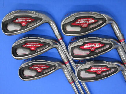 Cobra Baffler Irons (6pc) — COBRA BAFFLER STEEL S — Japan Model, Used