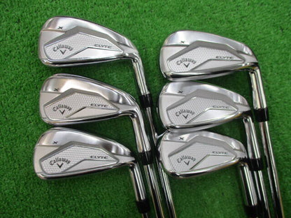Callaway Elyte Irons 5-PW (6pc) — NS PRO 750GH neo S — Japan Model, Used