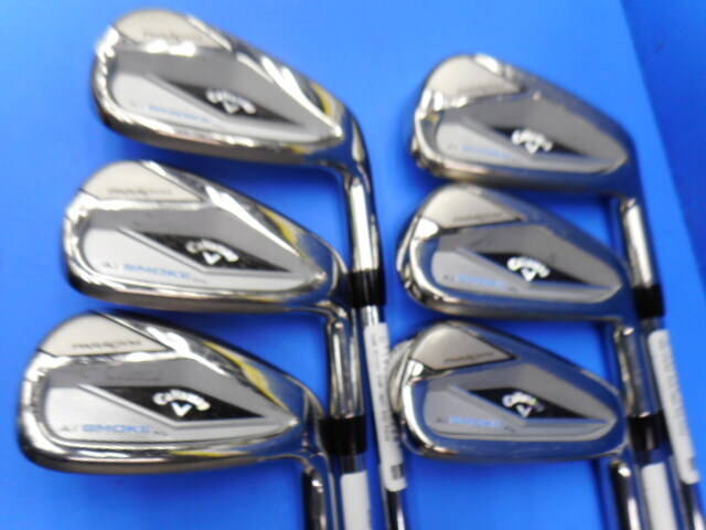 Callaway Paradym Ai Smoke HL Irons (6pc) — NS PRO ZELOS 7 S — Japan Model, Used