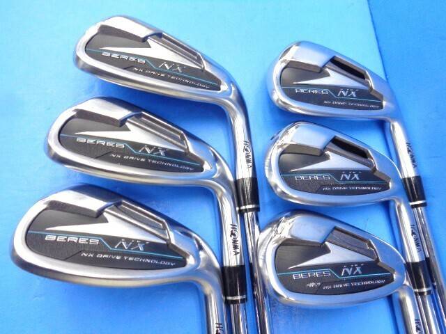 HONMA Beres NX Irons (6pc) — NS PRO 850GH neo S — Japan Model, Used