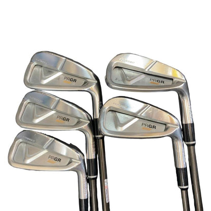 PRGR 05 Irons (5pc) — MCI SR — Japan Model, Used