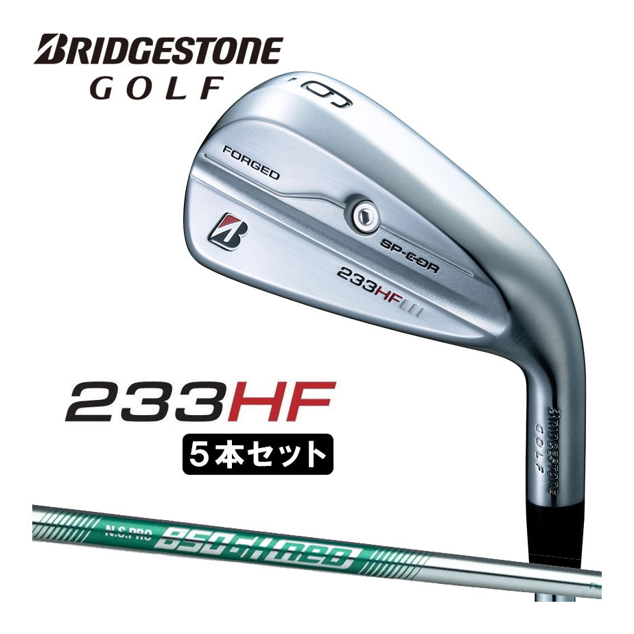 Bridgestone 233HF Irons (5pc) — NS PRO 850GH S — Japan Model, Used