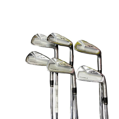 HONMA Tour World TW747V Irons 5-10 (6pc) — AMT TOUR WHITE S — Japan Model, Used
