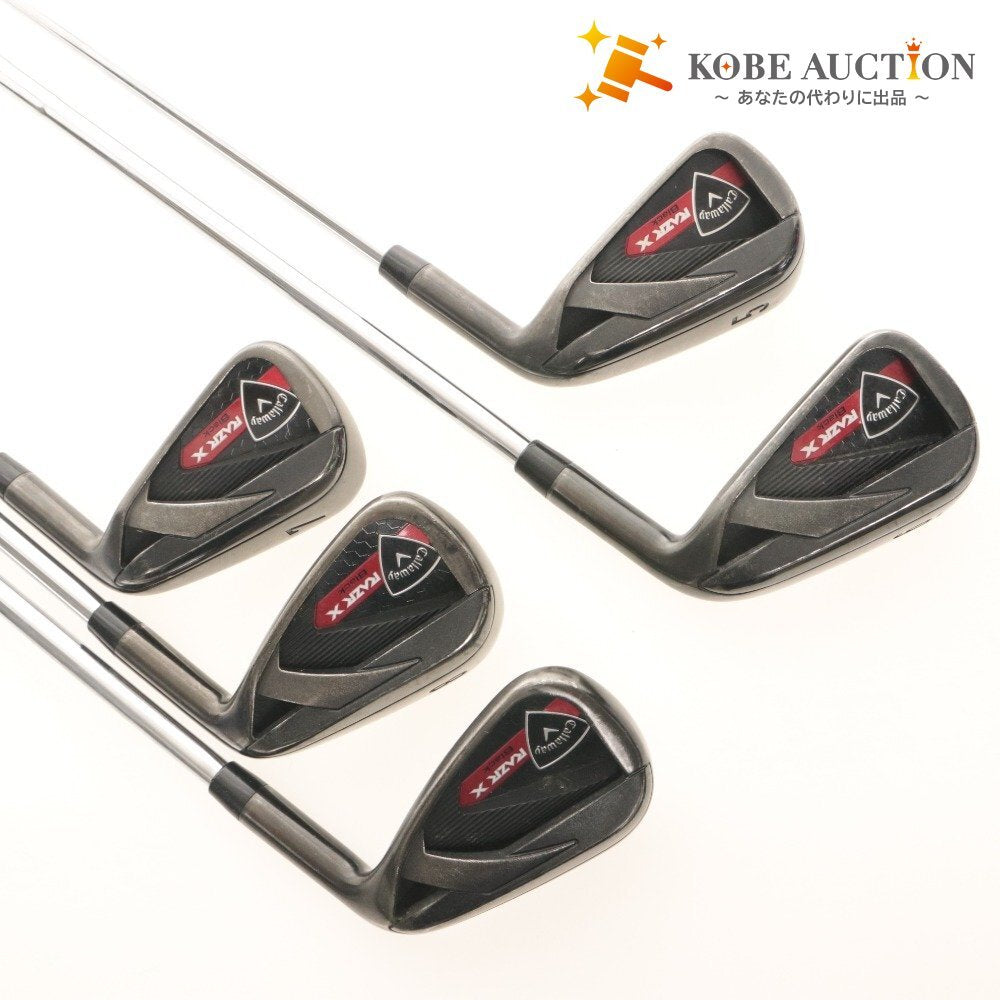 Callaway Razr X Black Irons 5-9 (5pc) — NS PRO 950GH — Japan Model, Used