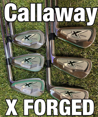 Callaway X Forged Irons 5-PW (6pc) — Flex R — Japan Model, Used