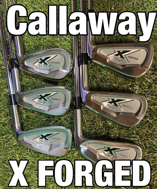 Callaway X Forged Irons 5-PW (6pc) — Flex R — Japan Model, Used