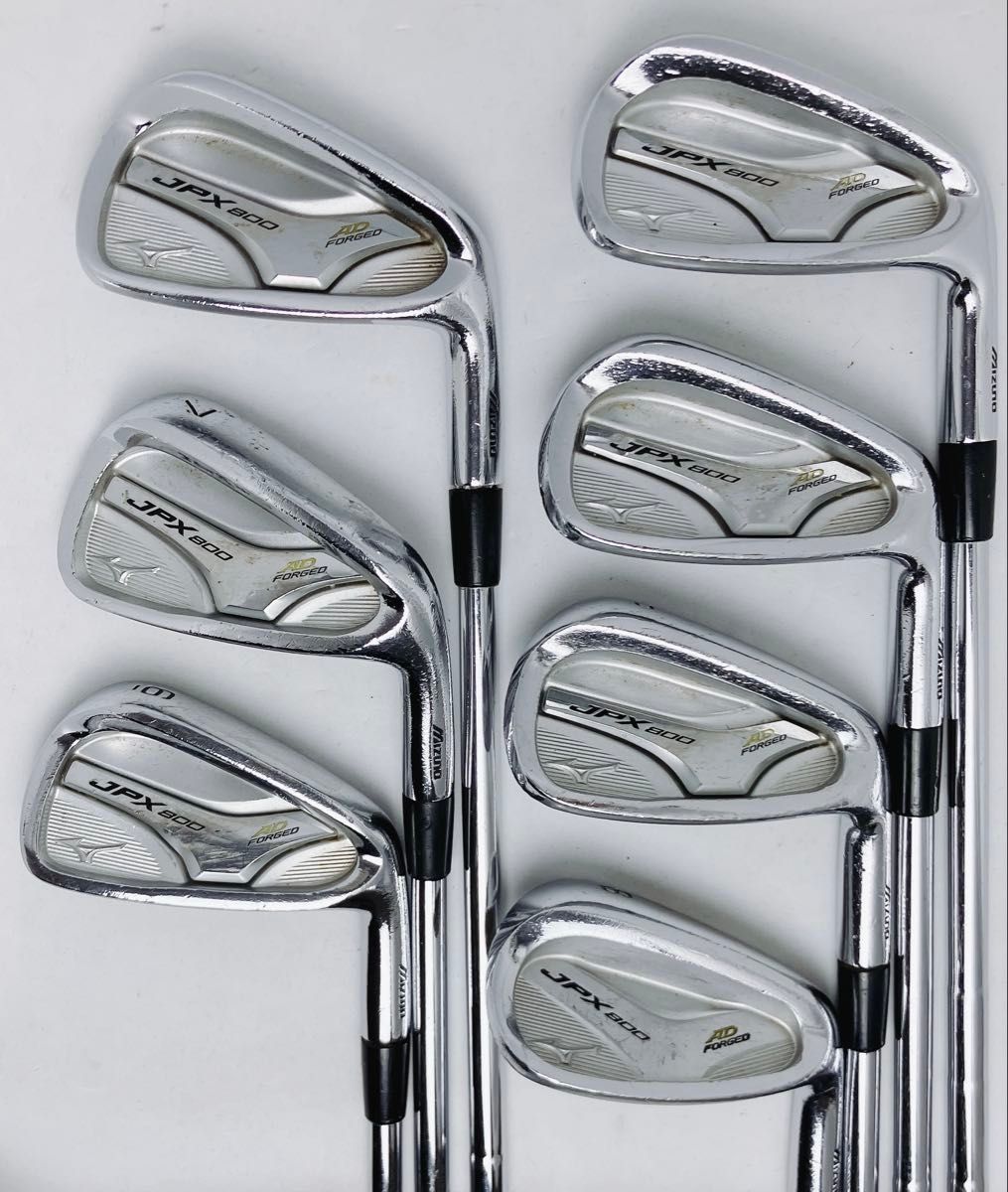 Mizuno JPX 800 AD Forged Irons 5-SW (7pc) — KBS Tour S — Japan Model, Used