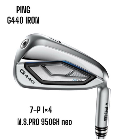 Ping G440 Irons 7-PW (4pc) — NS PRO 950GH S — Japan Model, Used