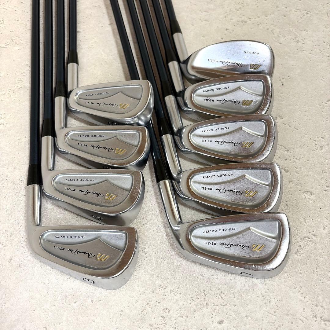 Mizuno Pro MS-211 Irons 3-9 (9pc) — Japan Model, Used
