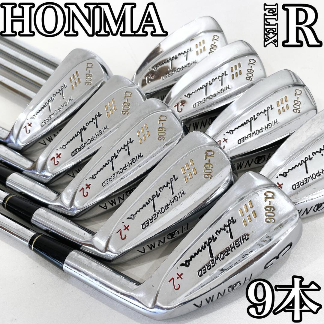 HONMA CL-606 Irons (9pc) — Flex R — Japan Model, Used