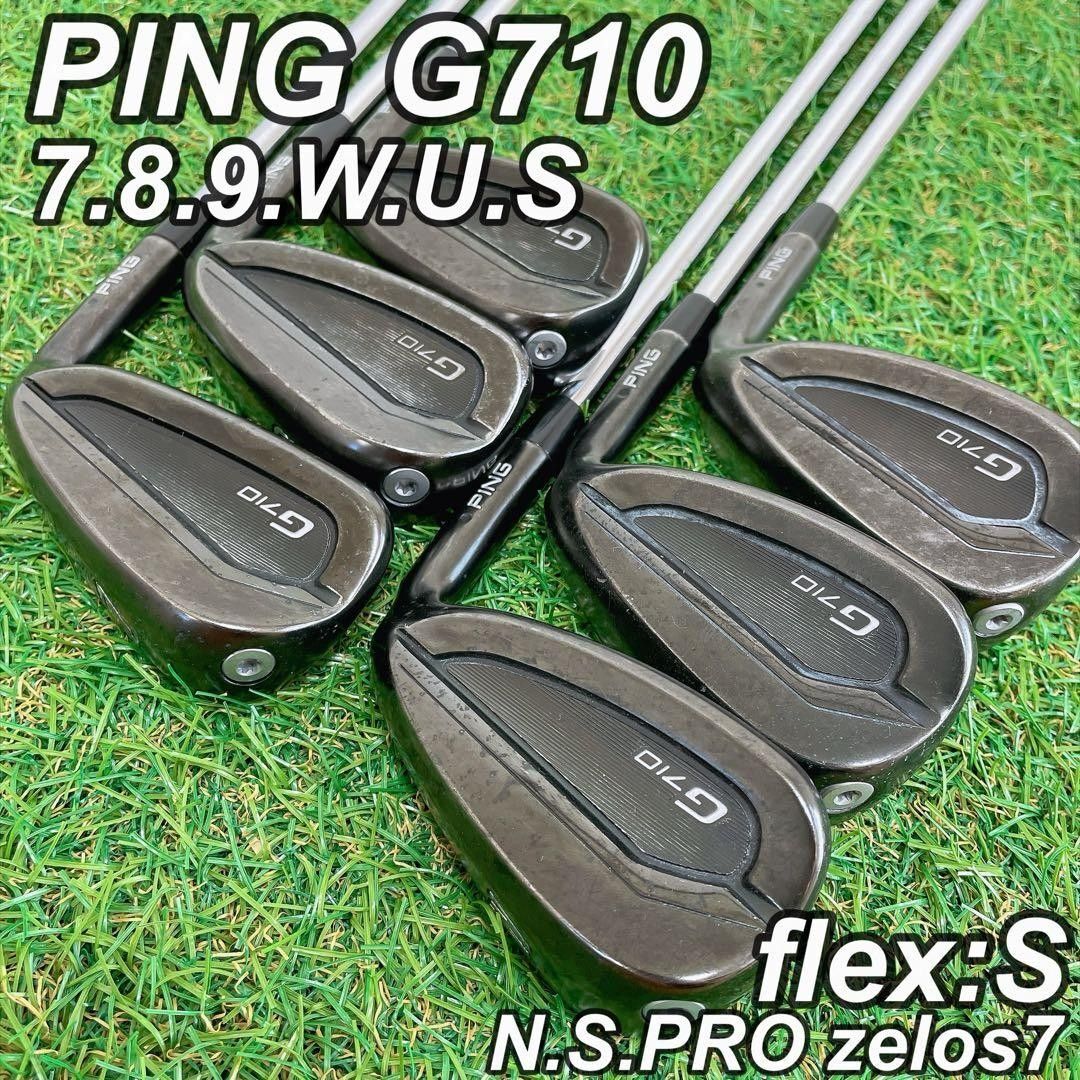 Ping G710 Irons (6pc) — Zelos 7 S — Japan Model, Used