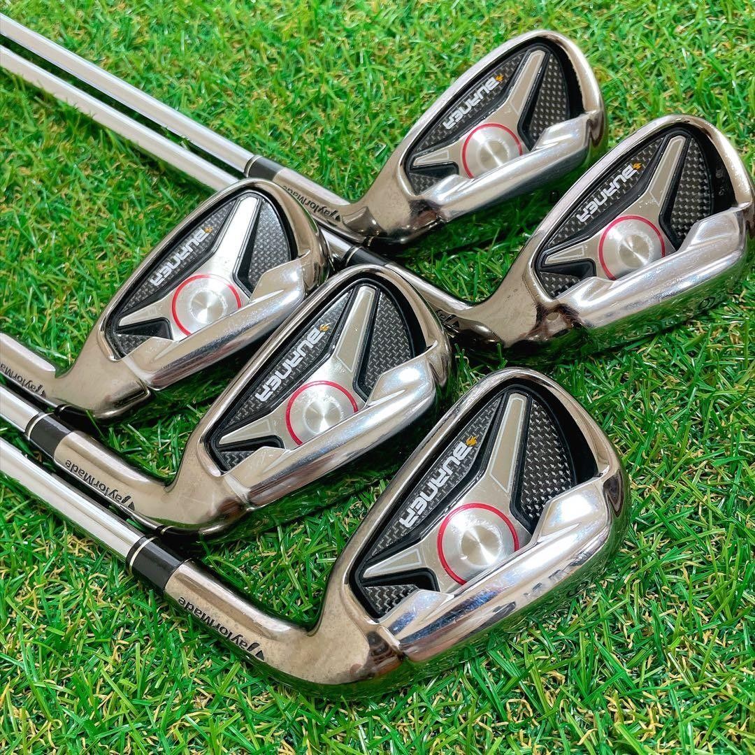TaylorMade Burner Irons 6-PW (5pc) — Flex R — Japan Model, Used