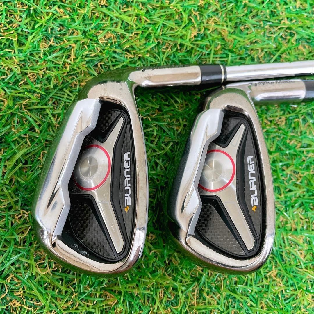 TaylorMade Burner Irons 6-PW (5pc) — Flex R — Japan Model, Used