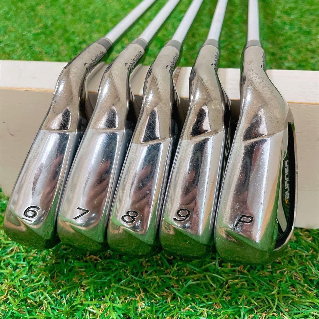 TaylorMade Burner Irons 6-PW (5pc) — Flex R — Japan Model, Used