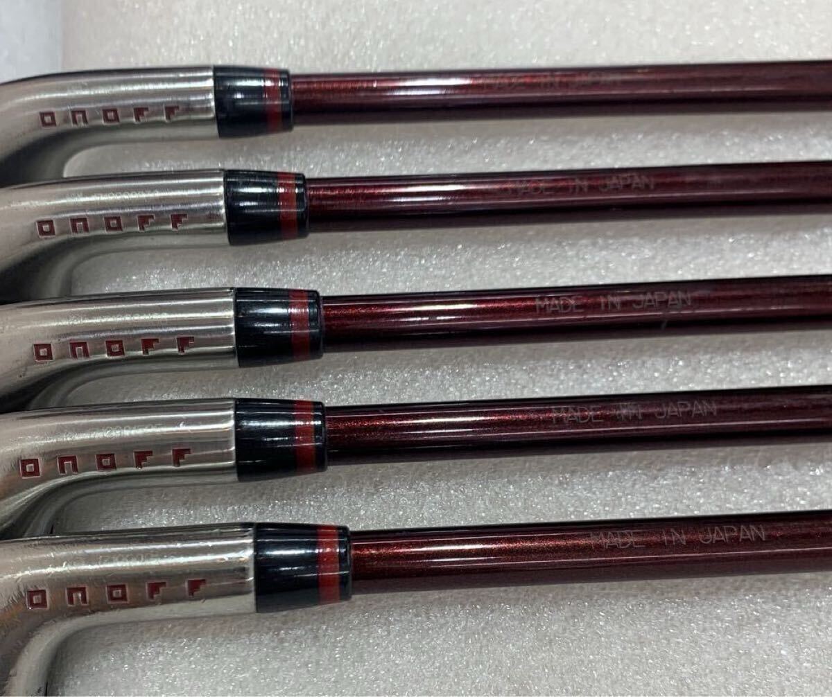 Onoff Aka Irons 6-9 (5pc) — SMOOTH KICK S — Japan Model, Used