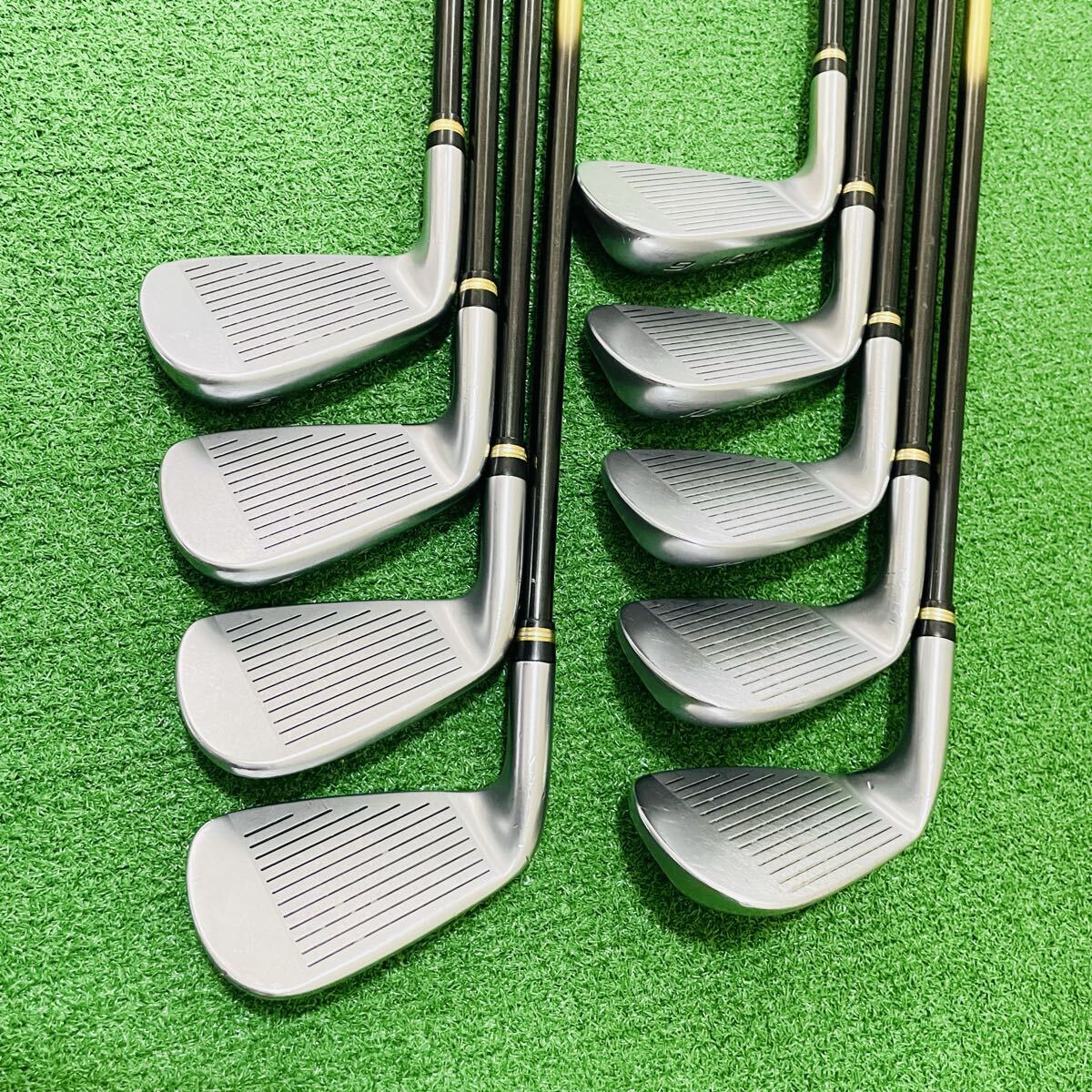 HONMA Beres IS-02 Irons 5-11,AW,SW (9pc) — ARMRQ R — Japan Model, Used