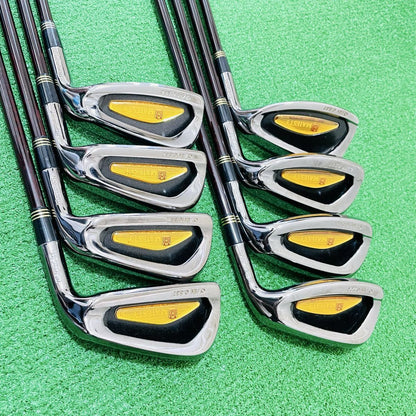 Maruman Majesty Prestigio Irons 5-AW,SW (8pc) — Flex L — Japan Model, Used