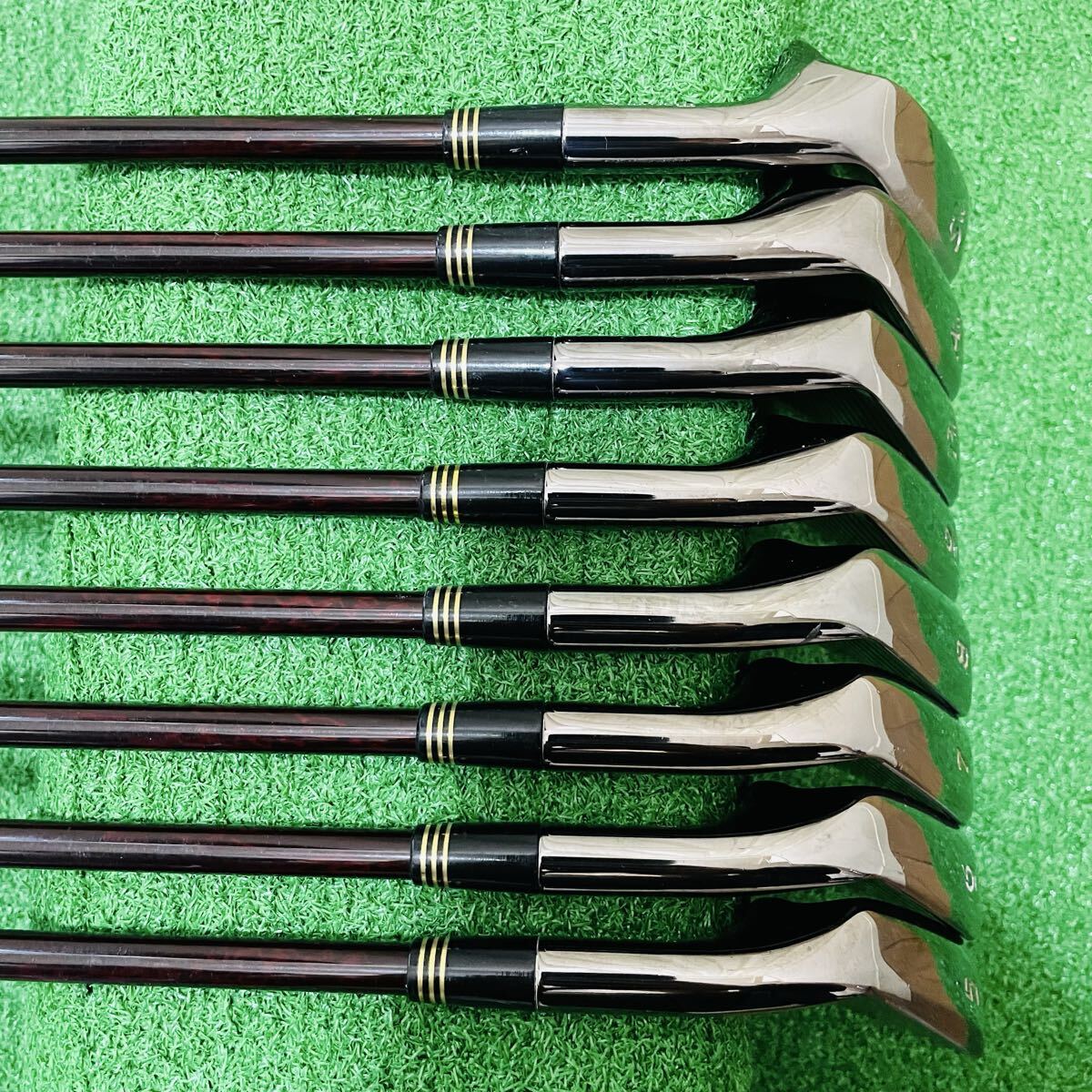Maruman Majesty Prestigio Irons 5-AW,SW (8pc) — Flex L — Japan Model, Used