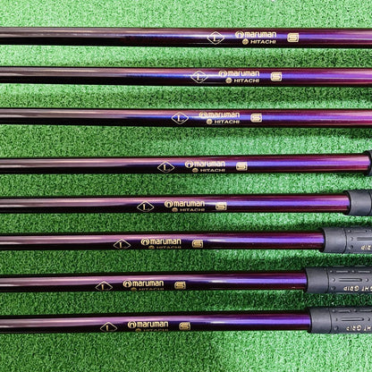 Maruman Majesty Prestigio Irons 5-AW,SW (8pc) — Flex L — Japan Model, Used