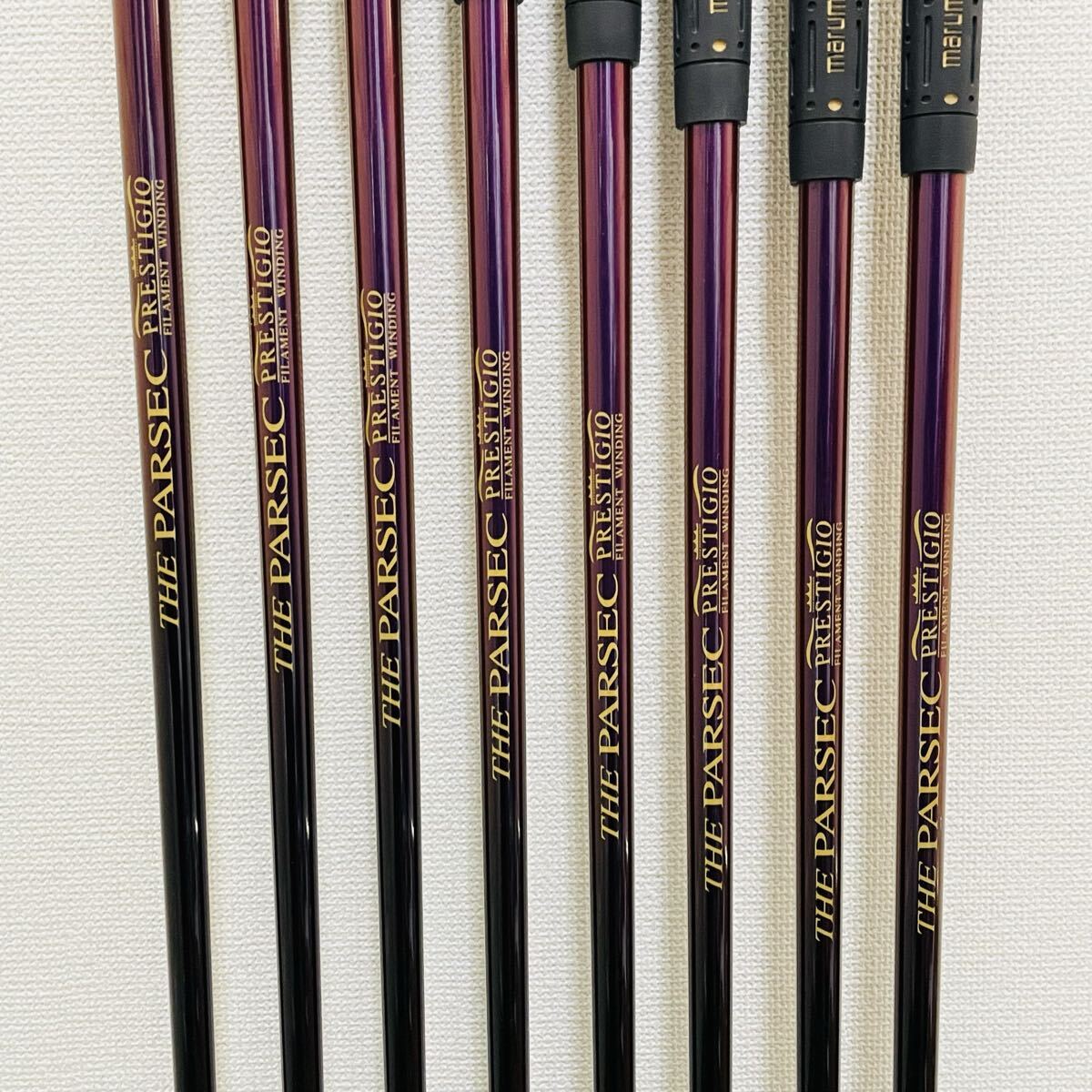 Maruman Majesty Prestigio Irons 5-AW,SW (8pc) — Flex L — Japan Model, Used