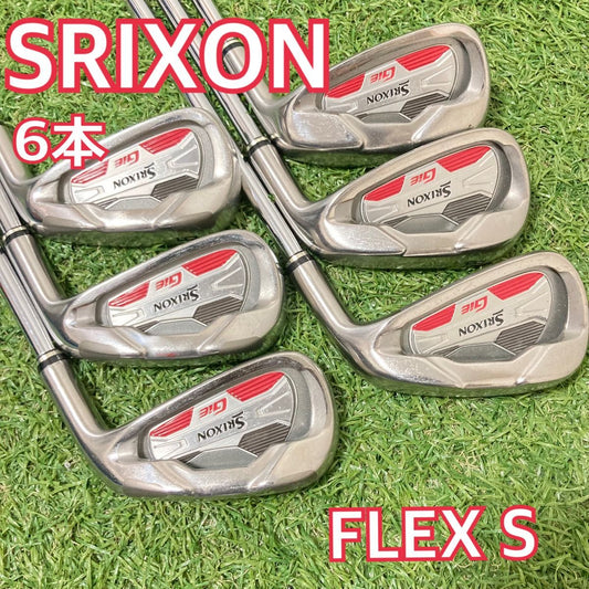 Srixon GiE Irons 4-8 (6pc) — NS PRO 950GH S — Japan Model, Used