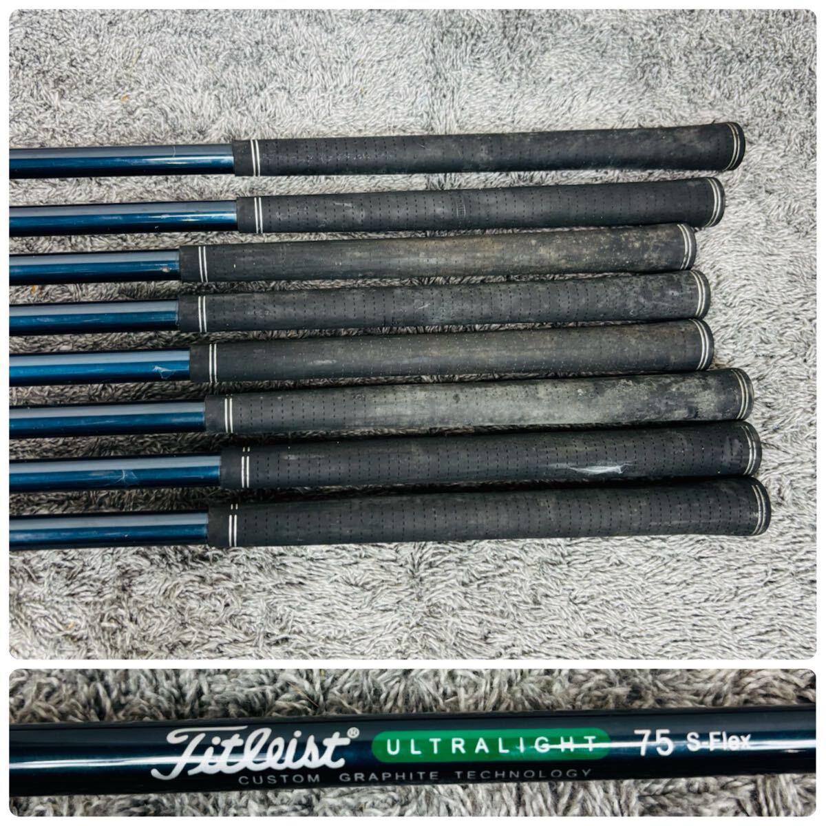 Titleist 695 MB Irons 3-5,7-PW,SW (8pc) — Flex S — Japan Model, Used