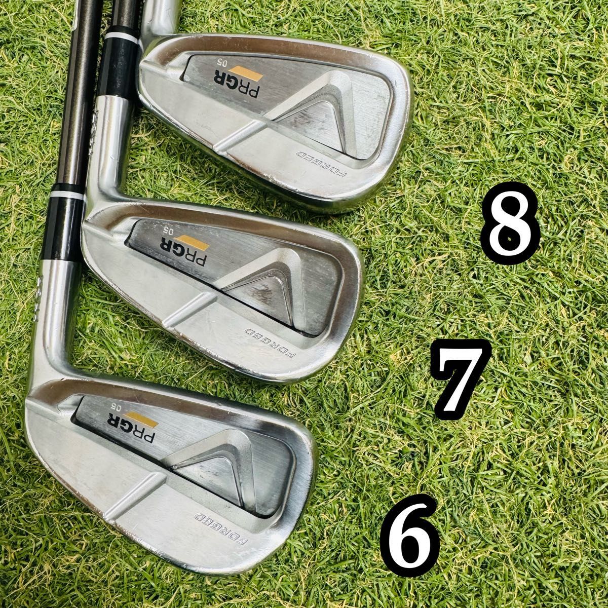 PRGR 05 Irons (5pc) — MCI — Japan Model, Used