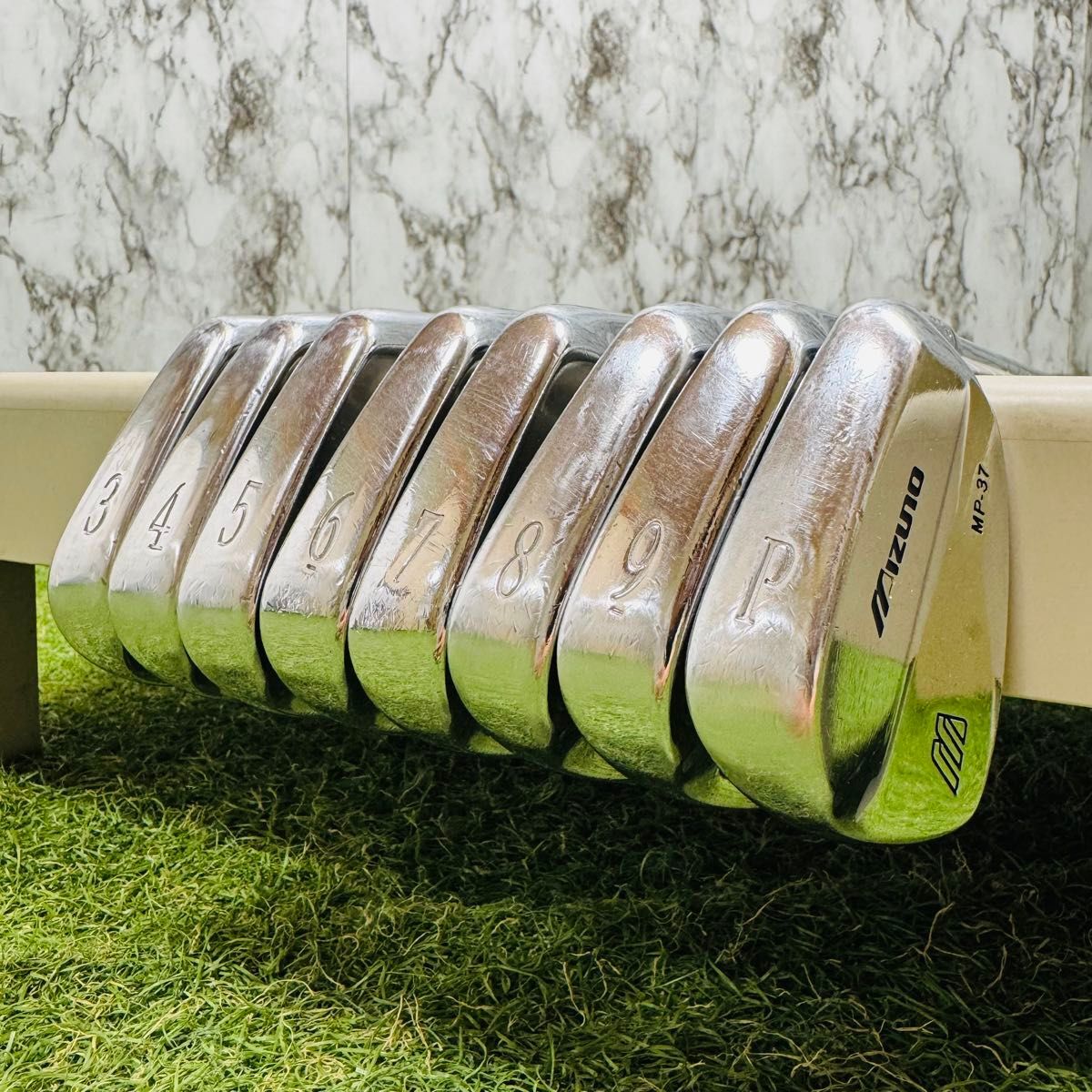 Mizuno MP-37 Irons 3-PW (8pc) — Dynamic Gold S200 S200 — Japan Model, Used