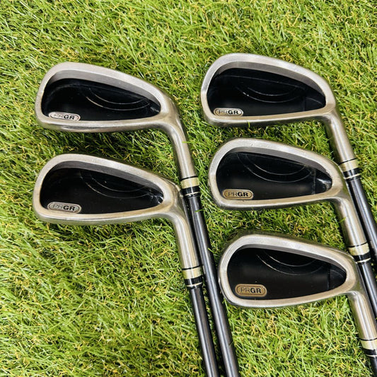 PRGR egg Forged Irons 6-PW (5pc) — Flex S — Japan Model, Used