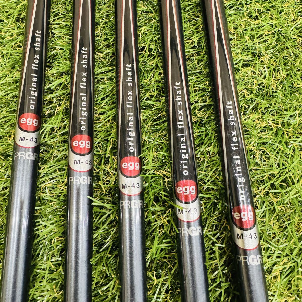 PRGR egg Forged Irons 6-PW (5pc) — Flex S — Japan Model, Used