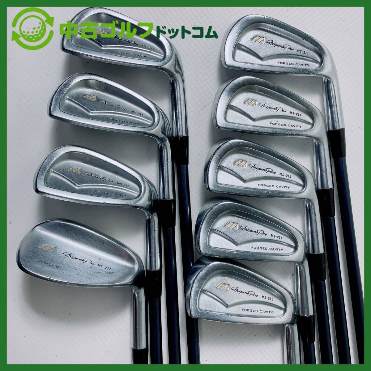 Mizuno Pro MS-211 Irons 3-PW,SW (9pc) — Japan Model, Used
