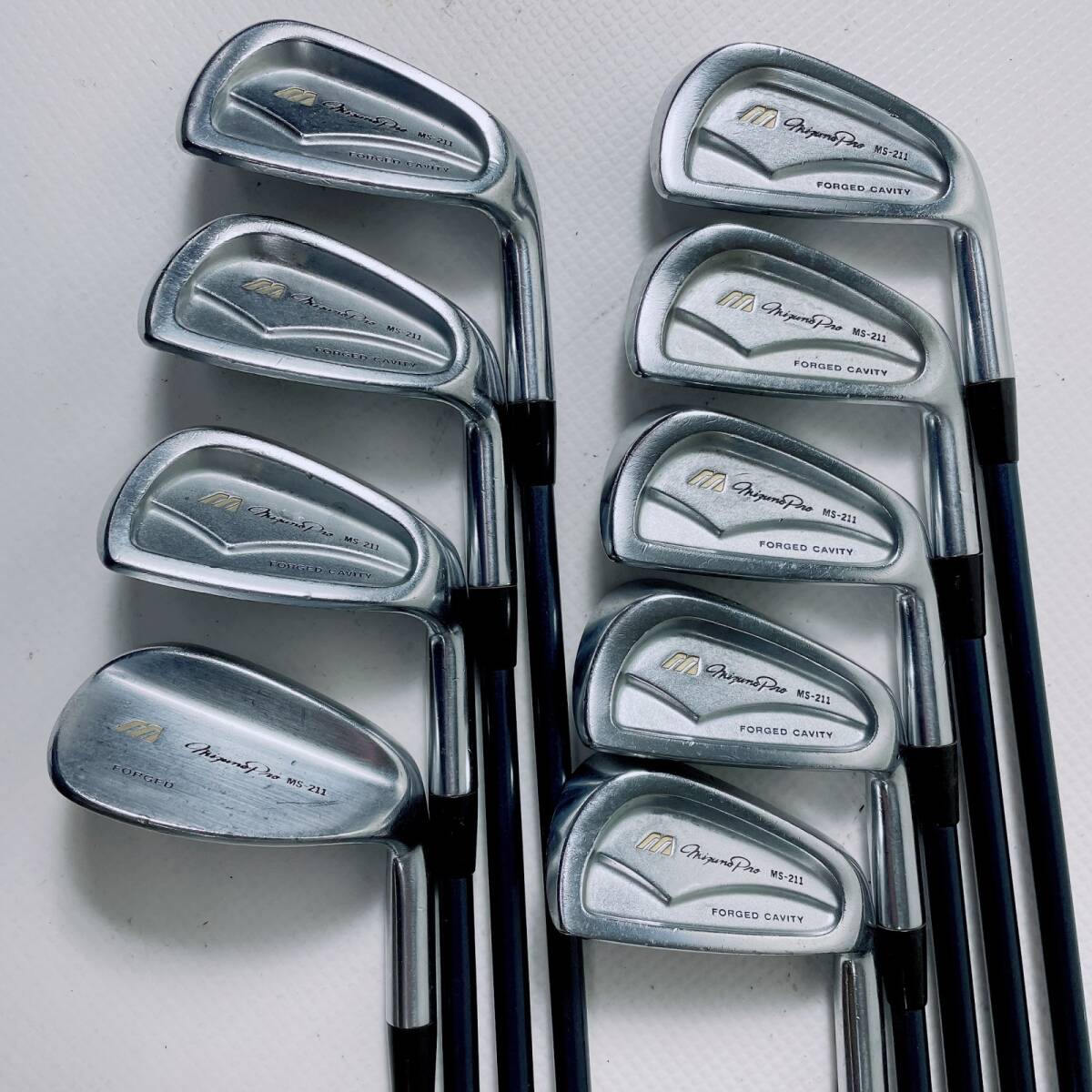 Mizuno Pro MS-211 Irons 3-PW,SW (9pc) — Japan Model, Used