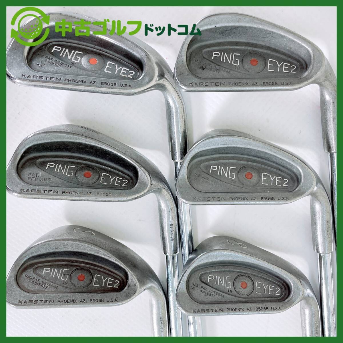 Ping EYE2 Irons 6-PW,SW (6pc) — Japan Model, Used