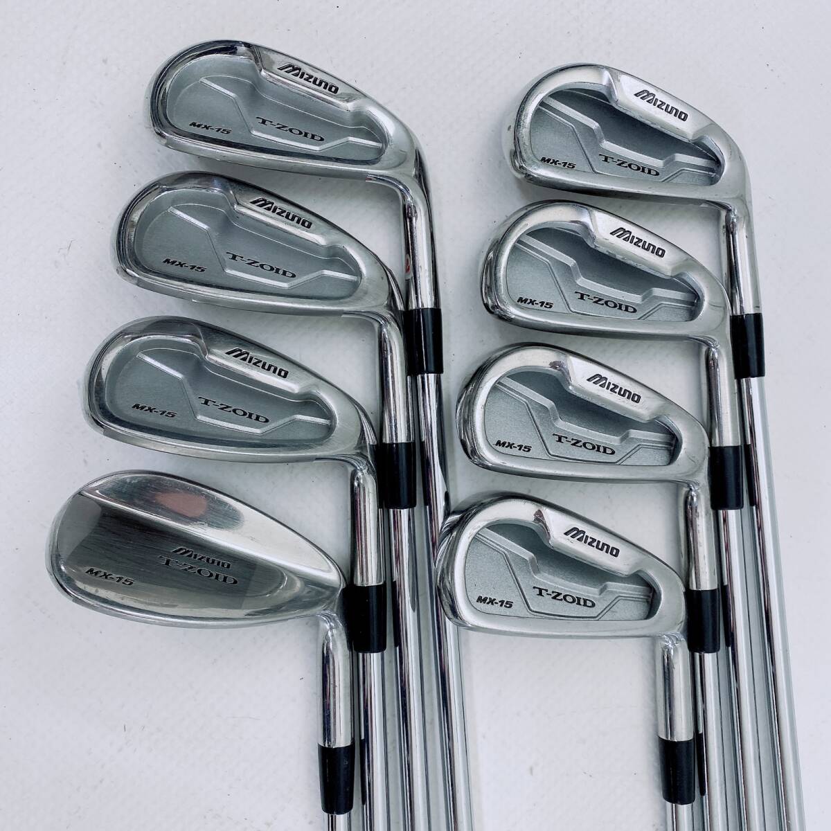Mizuno T-Zoid MX-15 Irons 4-PW,SW (8pc) — NS PRO 950GH — Japan Model, Used