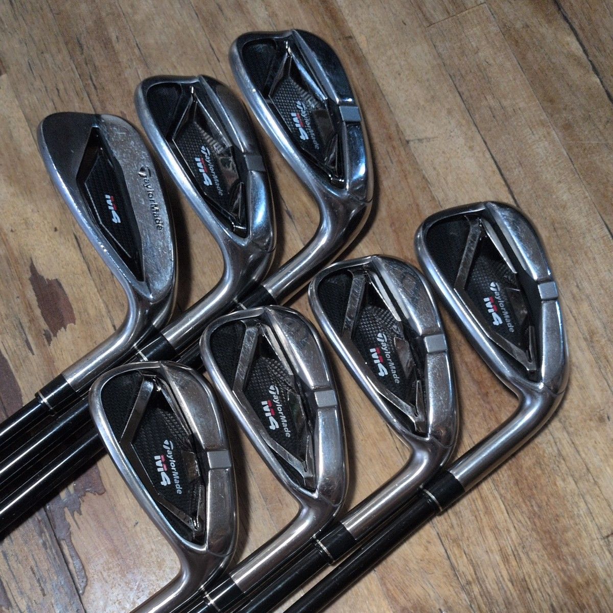 TaylorMade M4 Irons 5-PWAW (7pc) — Fujikura S — Japan Model, Used