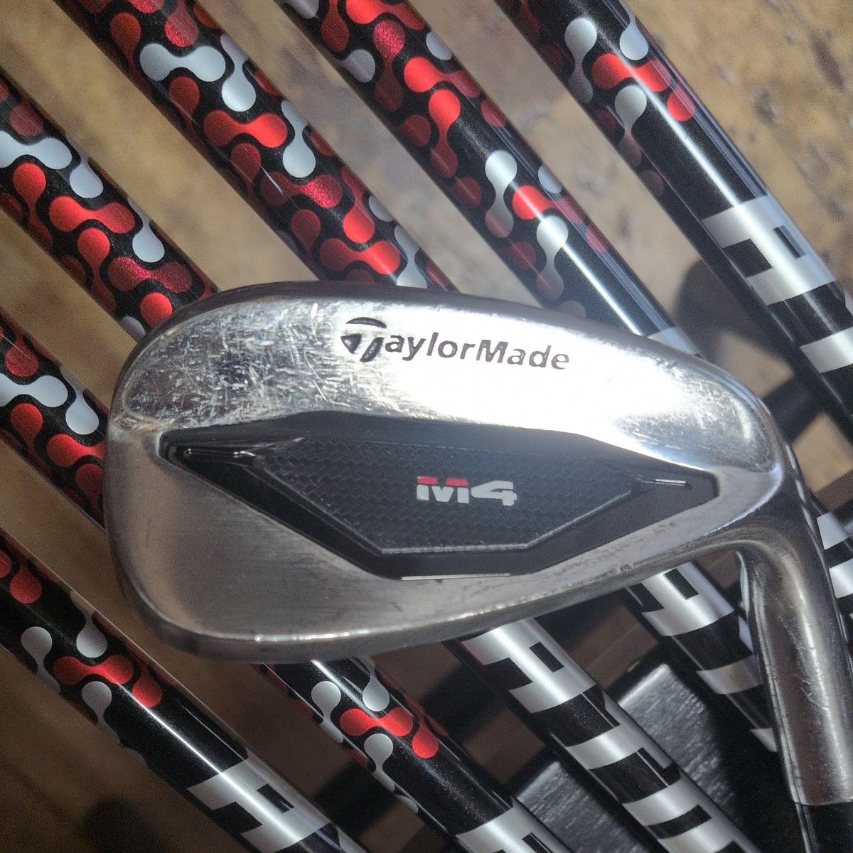 TaylorMade M4 Irons 5-PWAW (7pc) — Fujikura S — Japan Model, Used