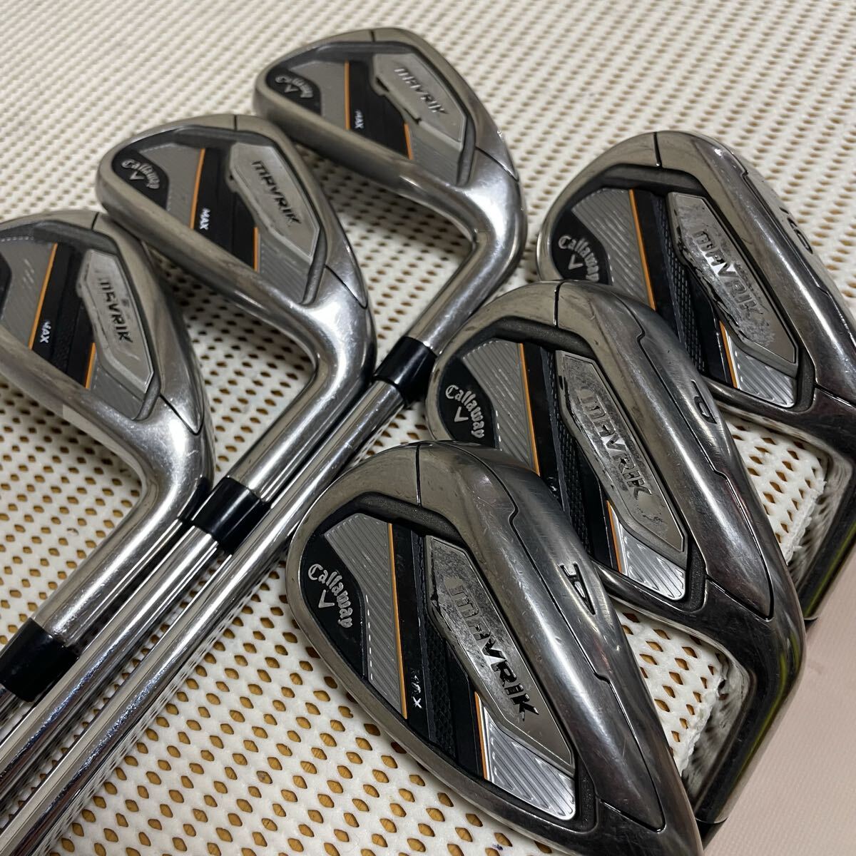 Callaway Mavrik Max Irons (6pc) — Zelos 7 — Japan Model, Used