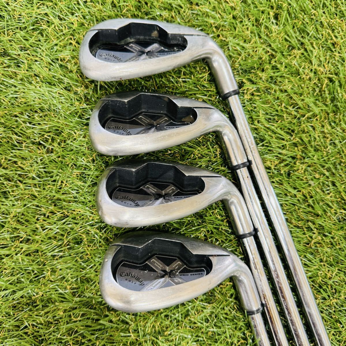 Callaway X-18 Pro Irons PW-SW (8pc) — NS PRO 950GH S — Japan Model, Used