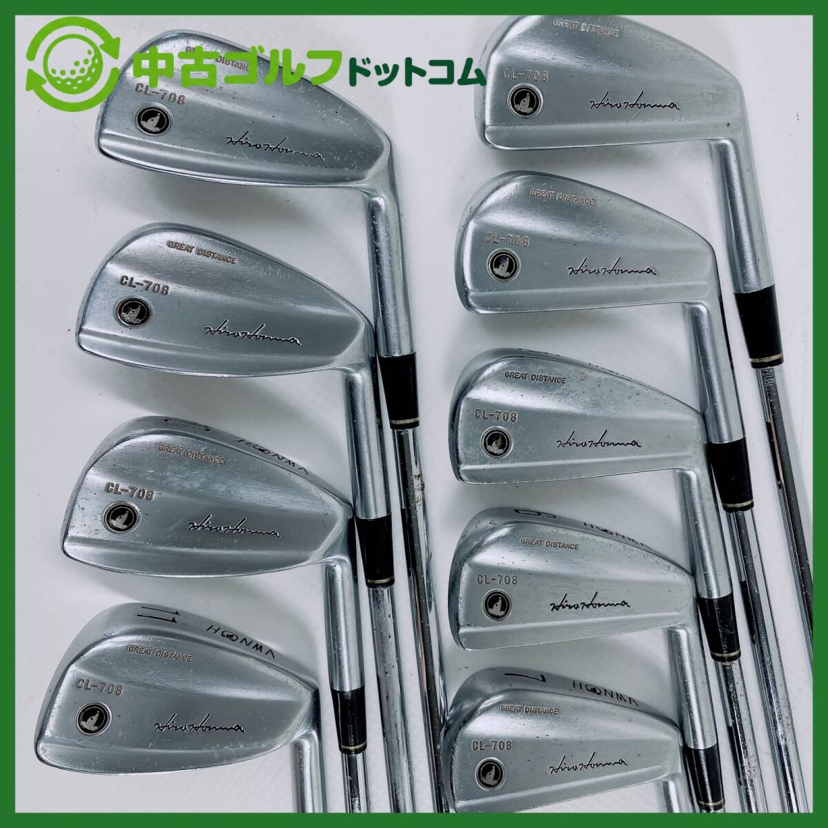 HONMA CL-708 Irons 3-11 (9pc) — Dynamic Gold — Japan Model, Used