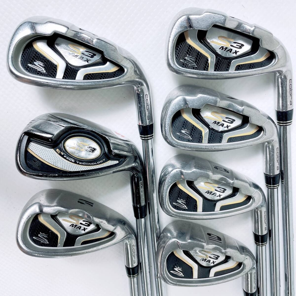 Cobra S3 Max Irons PW-SW (7pc) — Japan Model, Used