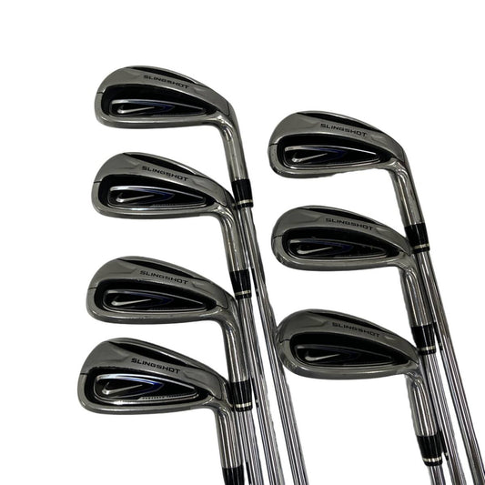 Nike Slingshot PowerBow Irons 5-PW,SW (7pc) — Japan Model, Used