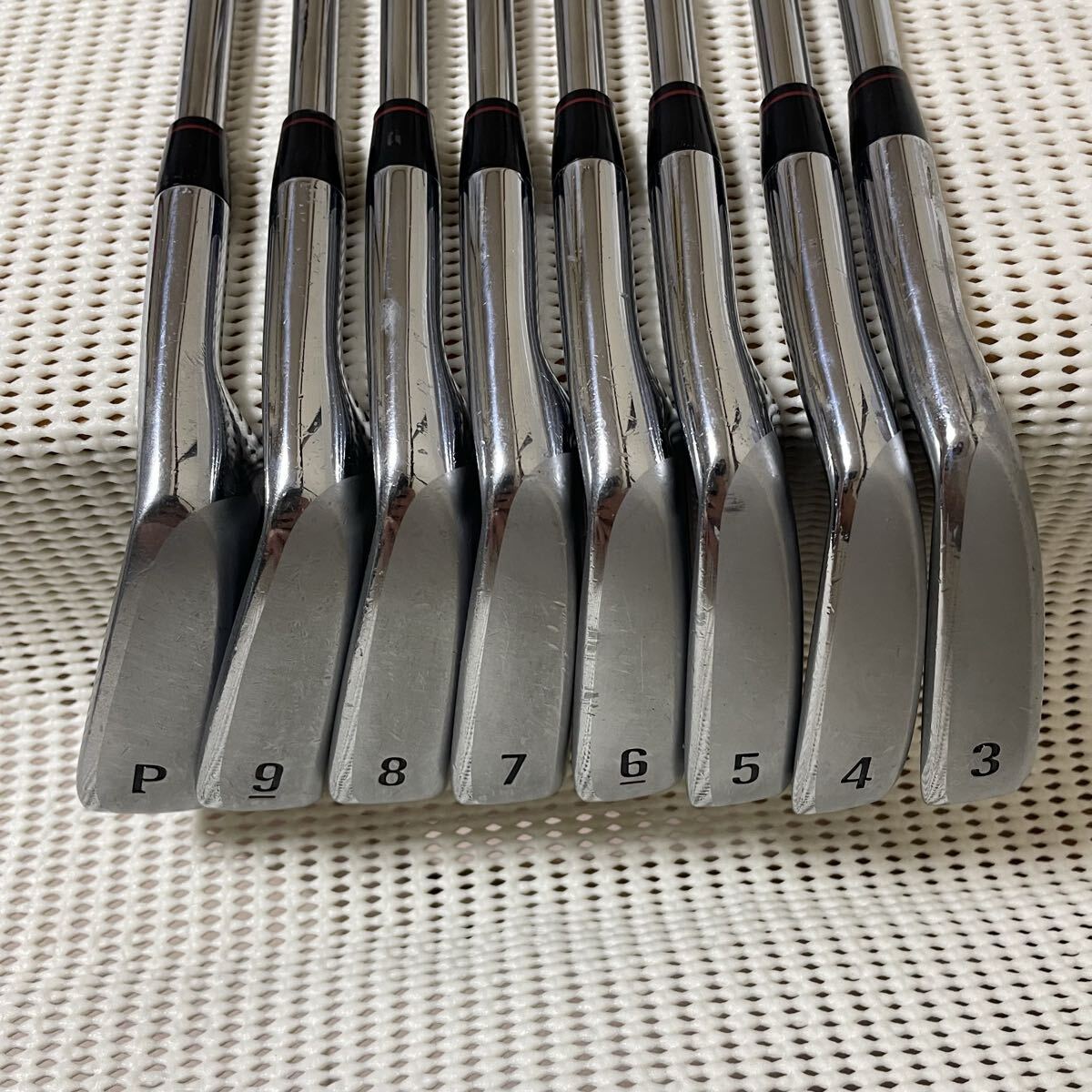 Nike Victory Red Forged Split Cavity Irons 3-PW (8pc) — NS PRO 950GH — Japan Model, Used