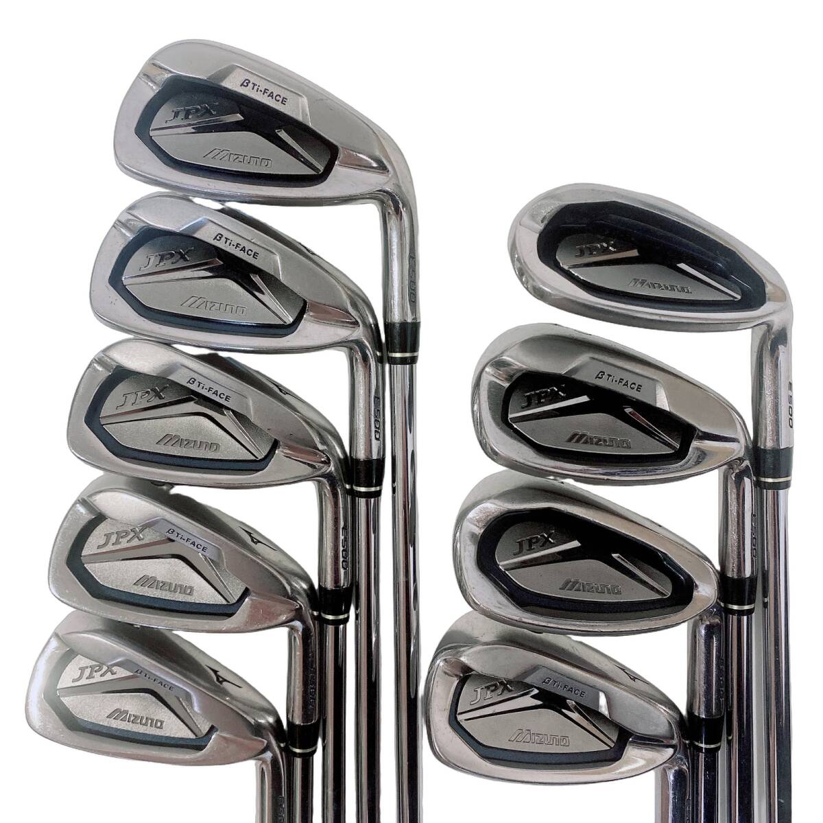 Mizuno JPX E500 Ti-Face Irons 4-PW (9pc) — NS PRO 950GH — Japan Model, Used